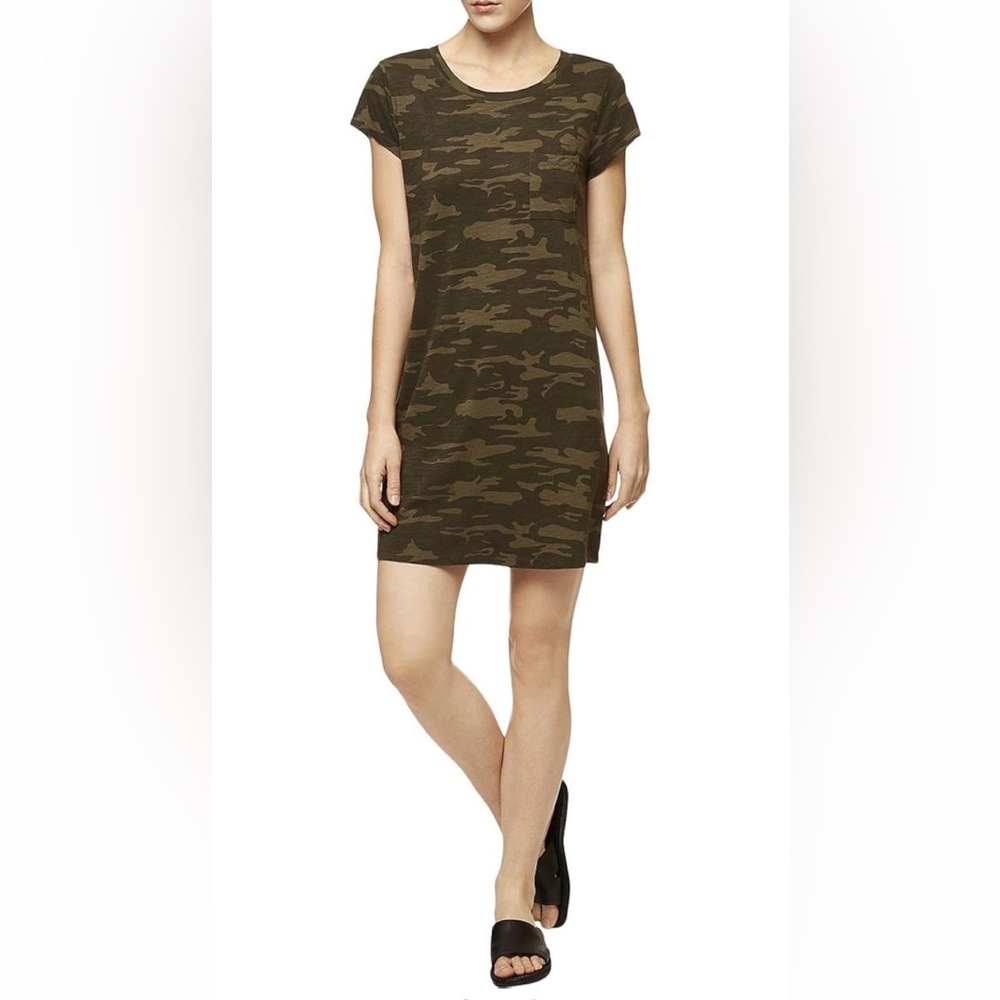 Sanctuary Green Camo T-Shirt Mini Dress - SZ Large